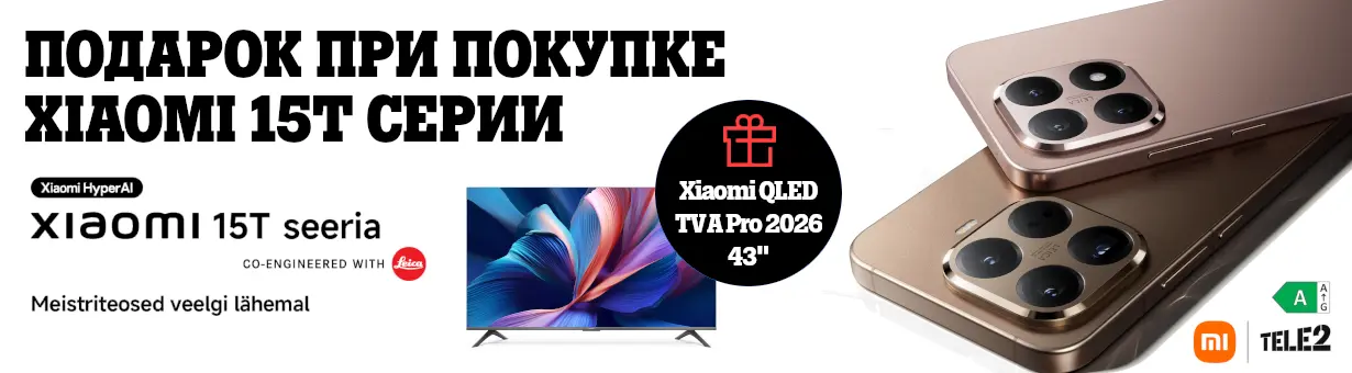 XiaomikingitusRUS Xiaomi 15T seeria ostuga kaasa kingitus
